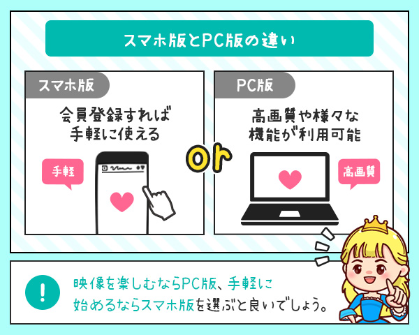 スマホかPCかでエロ通話アプリを選ぶ